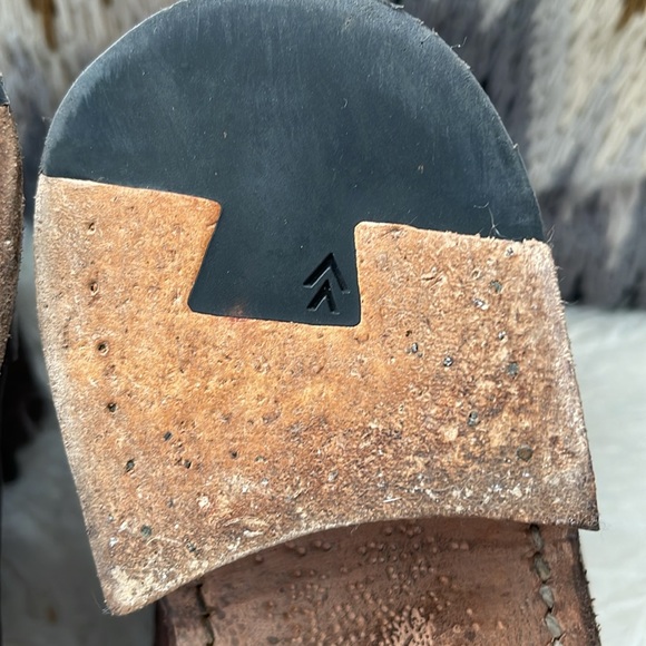 John Varvatos leather lace up boots 9 (run full size larger- 10) Worn 2 times - Picture 4 of 16